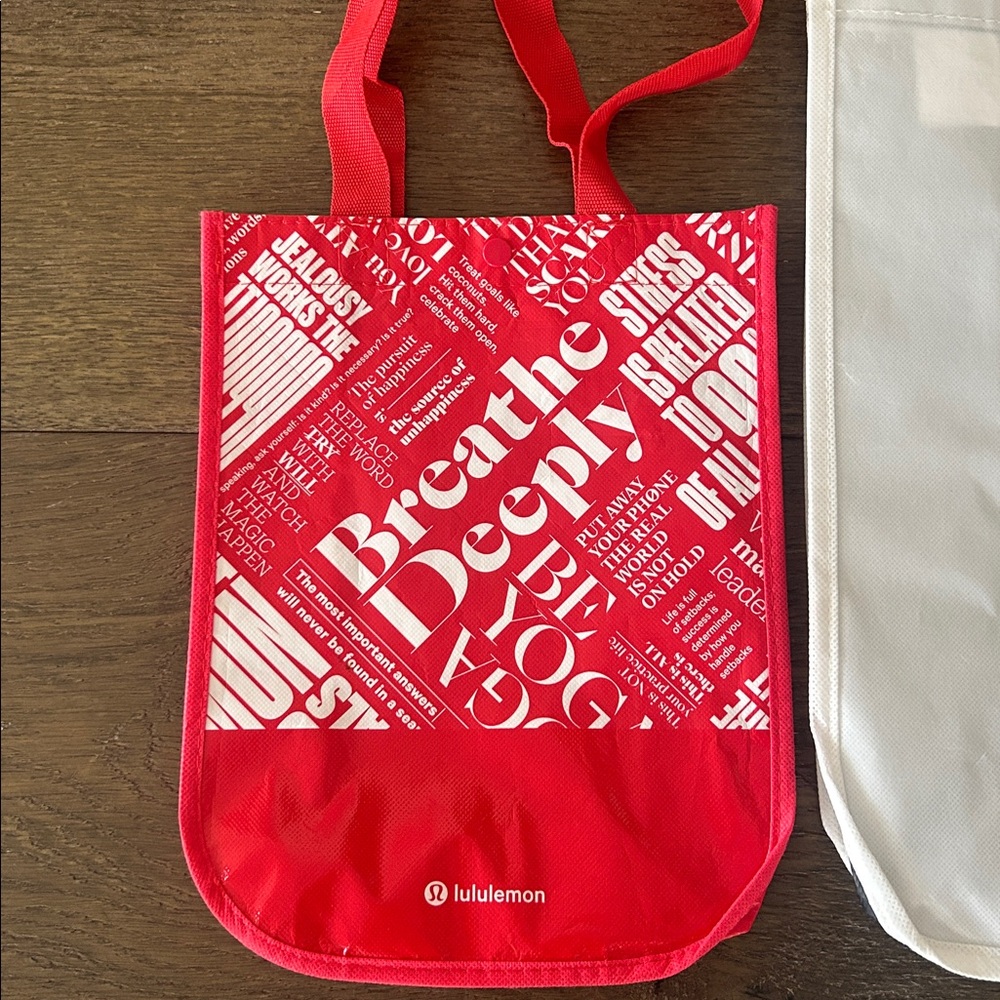 Lululemon Reusable Bag Set of 3 - Picture 3 of 7